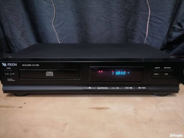 Szeged erősítő javítás Szeged, hangfal javítás Szeged elektronikai javítás Szeged lemezjátszó javítás Szeged hangtechnika javítás használt hangfal Szeged használt erősítő Szeged X4-Tech CD lejátszó